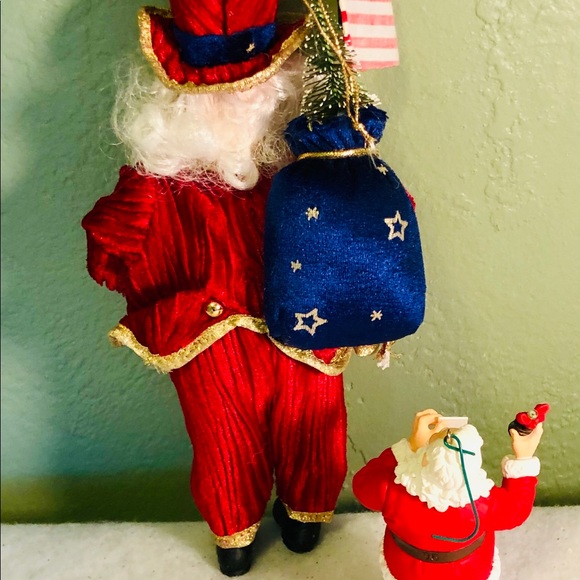Vintage Uncle Sam Santa And Santa With Coke - Picture 4 of 5